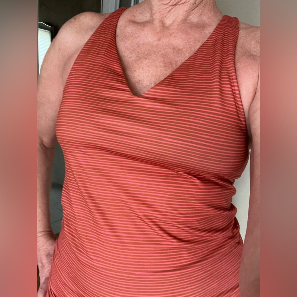 Prana Women's Striped Tank Top - Red
